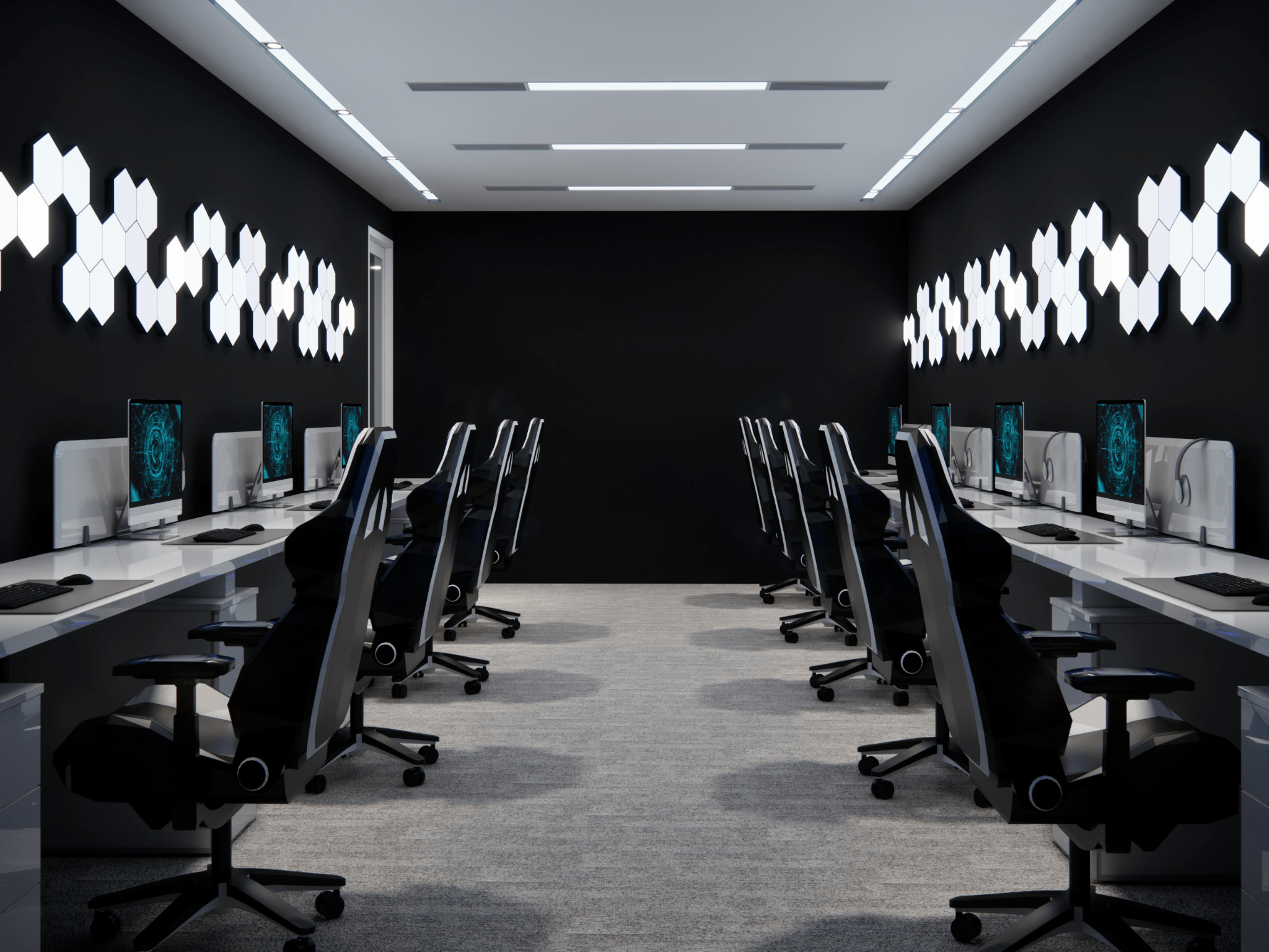 Desain Interior Ruang Hiburan (Rental Games)