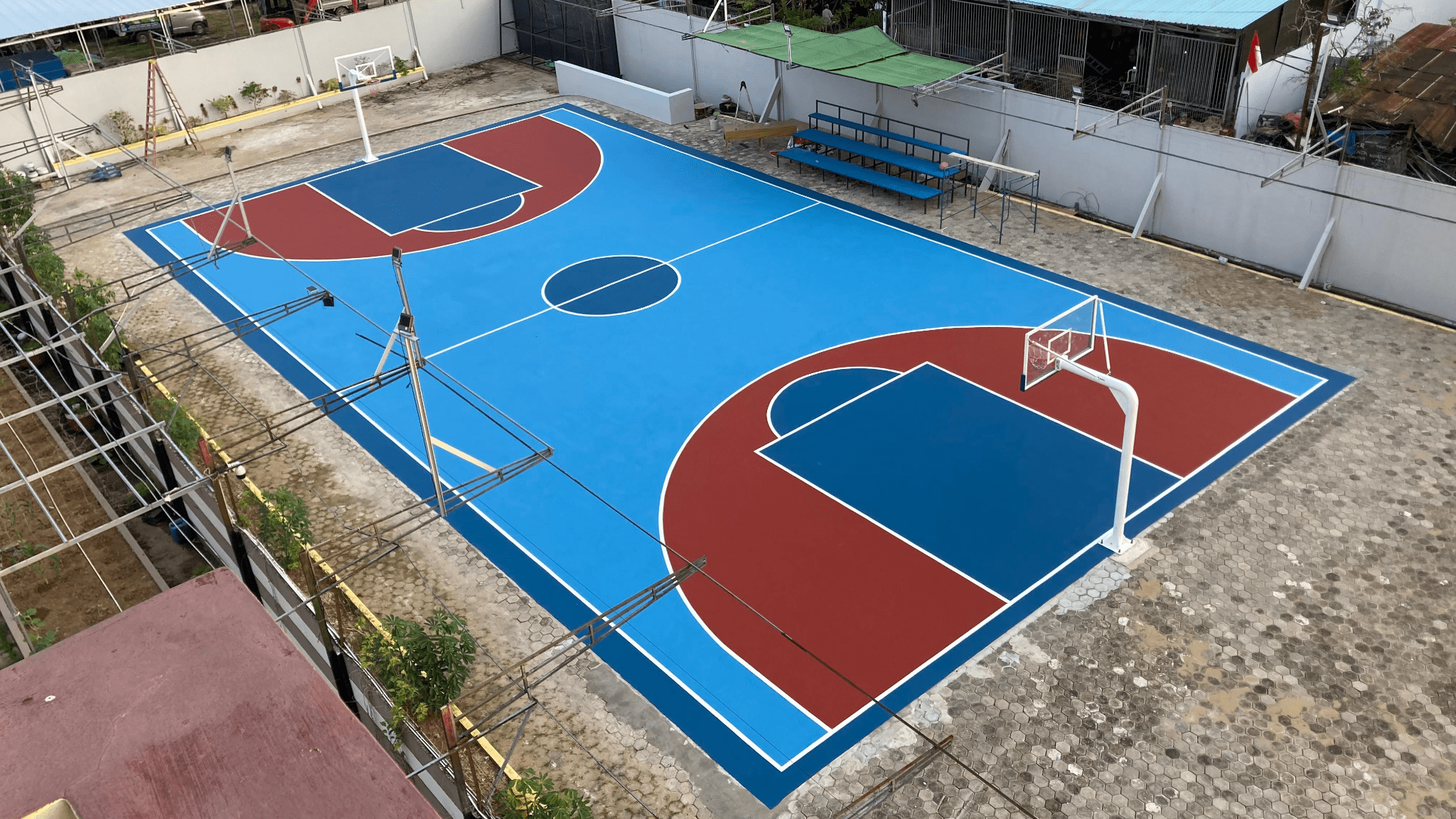 Pembangunan Lapangan Basket